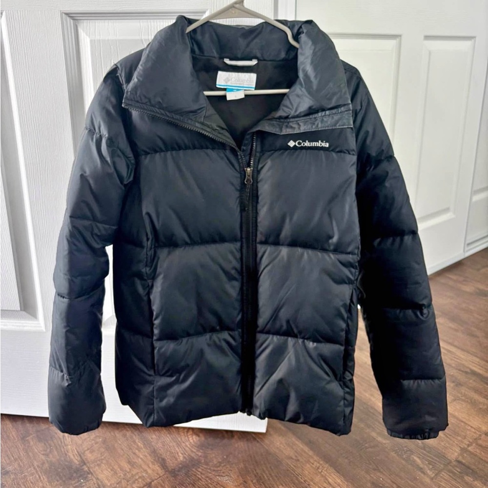 COLUMBIA Midnight Black Puffer Jacket Size Small